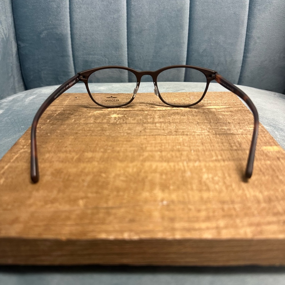 Brand New Kilsgaard Dark Brown Tortoise Lightweight Eyeglasses Unisex - Picture 2 of 7